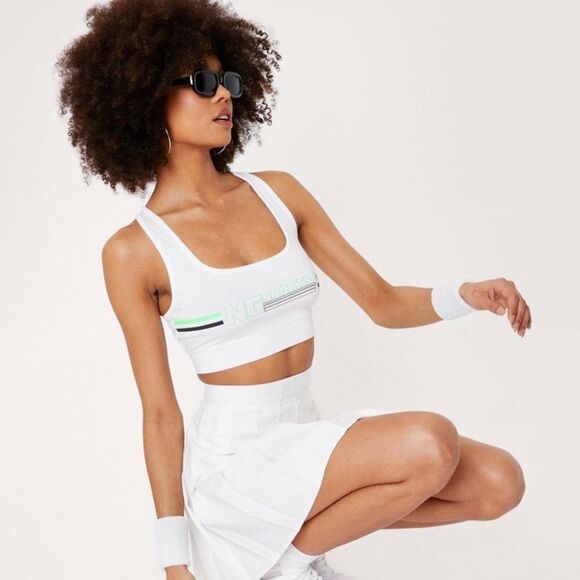 Nasty Gal Sports Bra Size 8 - Picture 2 of 5